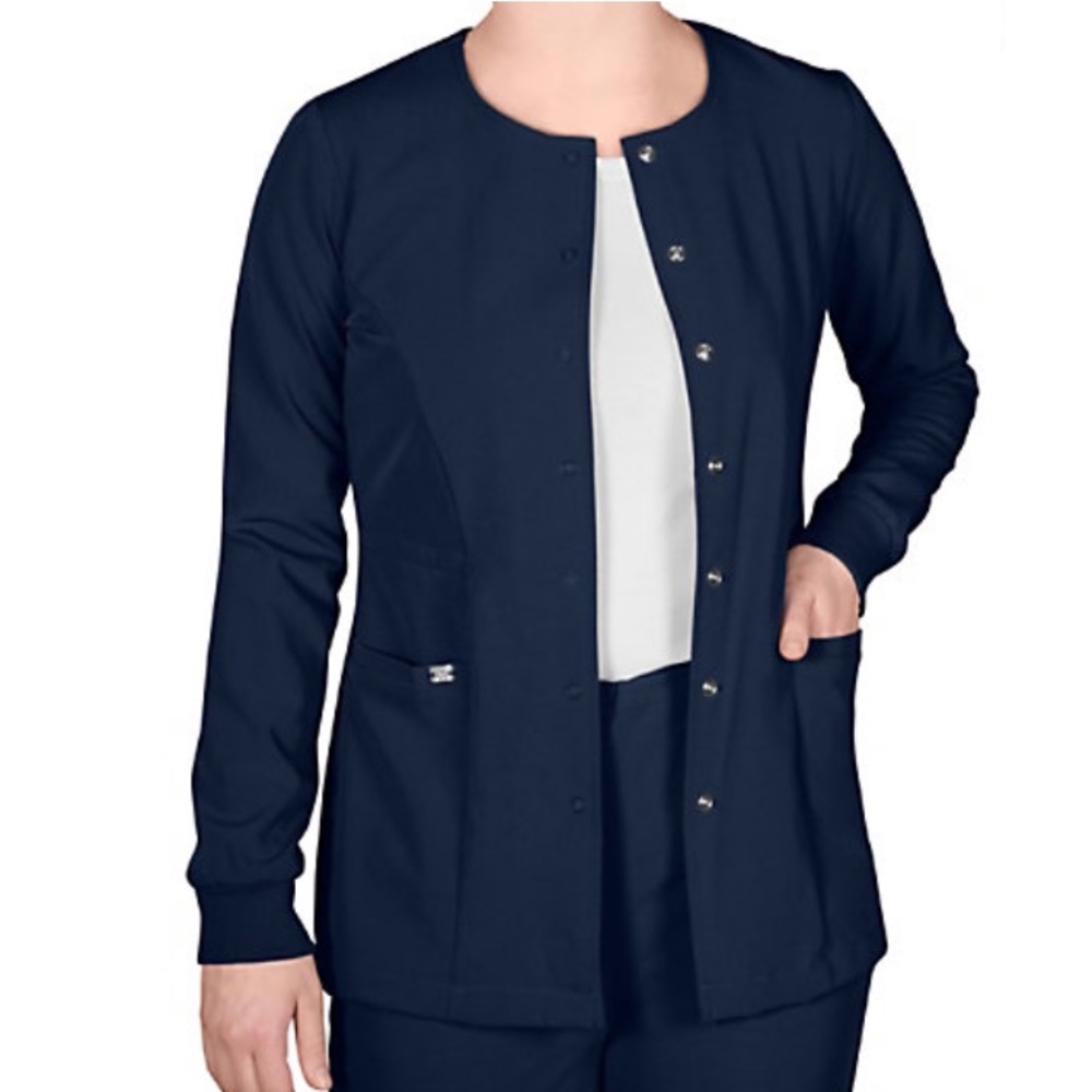 Greys Anatomy Signature Scrub Jacket (navy, small)
